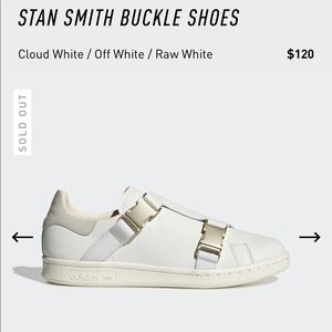 ADIDAS STAN SMITH BUCKLE SHOES